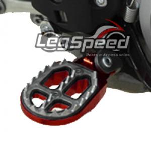 Pedal para motos OffRoad / Cross Laranja Leg Speed